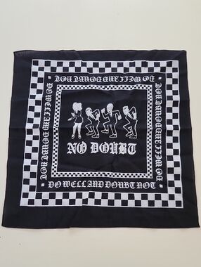 No Doubt Sphere Bandana Black White